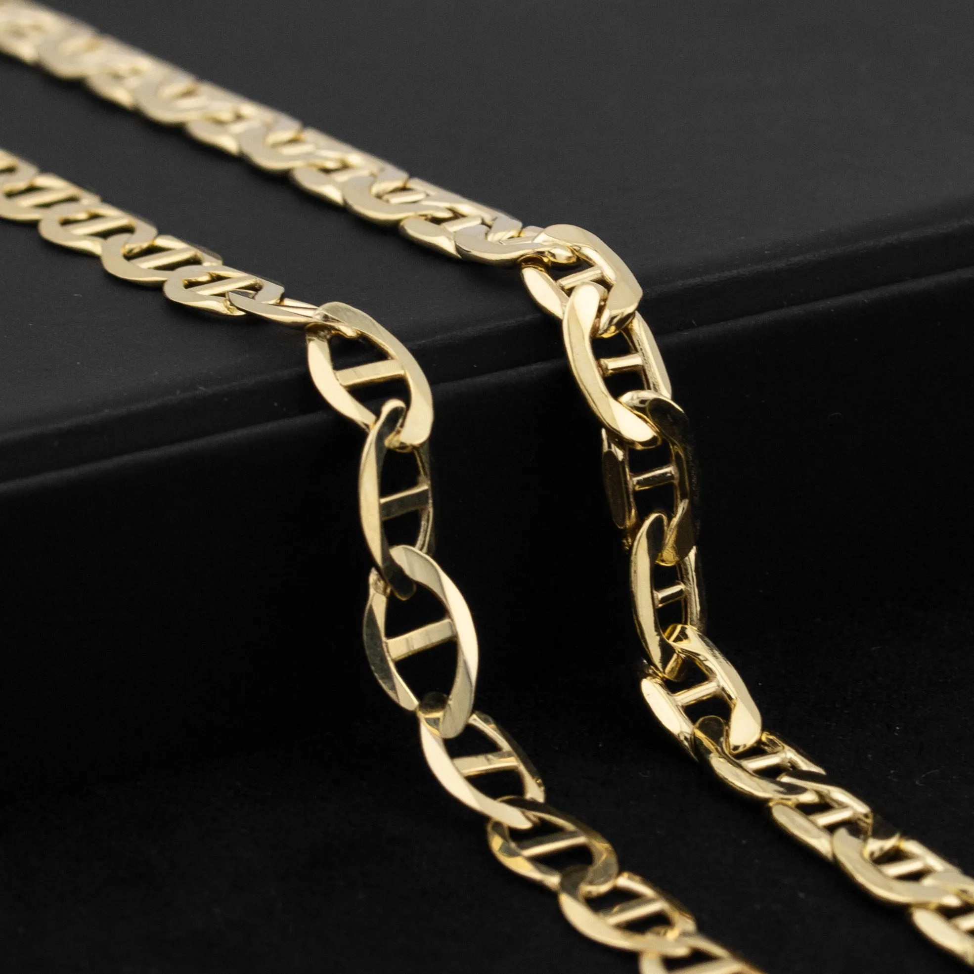 10K Gold Mariner Necklace / 6 MM