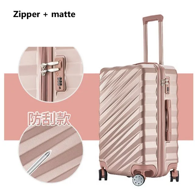 20"24"26"28"Inch Aluminum Alloy Frame Business Trip Travel Trolley Suitcase Carry On Luggage