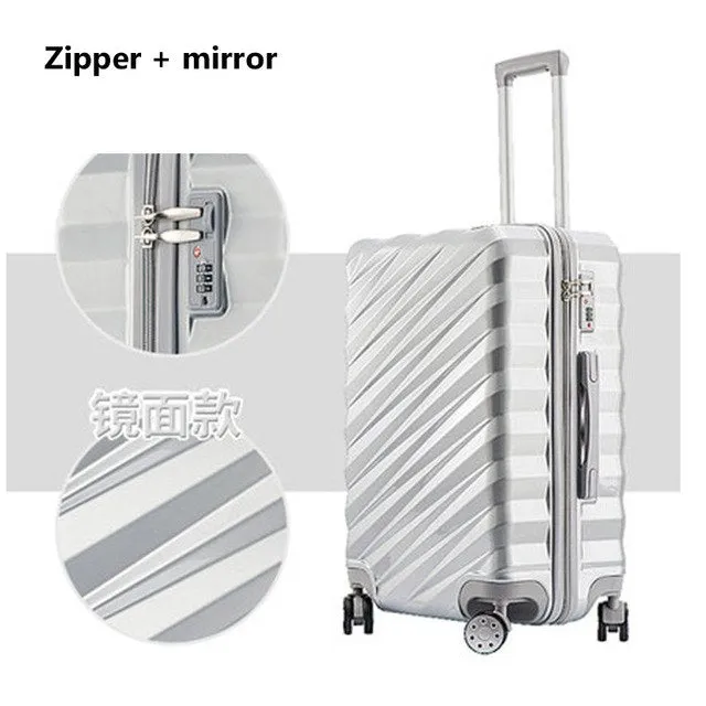 20"24"26"28"Inch Aluminum Alloy Frame Business Trip Travel Trolley Suitcase Carry On Luggage