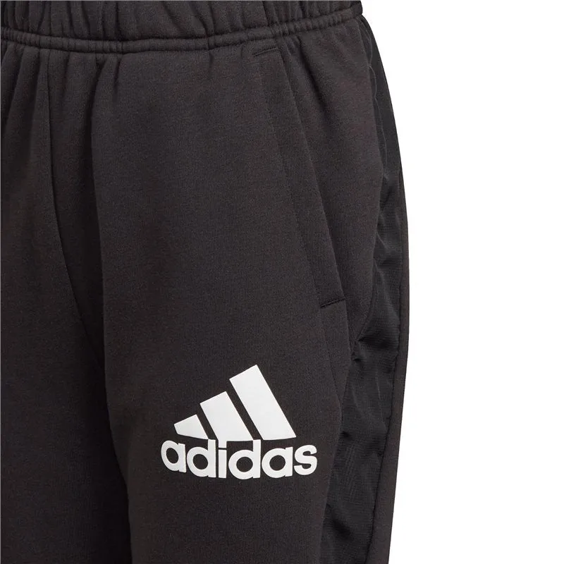 adidas Badge Of Sport Fleece Pants - Boys - Black/White