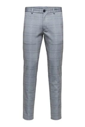 Aiden Suit Pants - Lyse Grå (ternet)