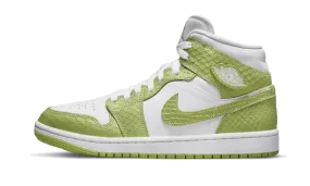 Air Jordan 1 Mid Green Python