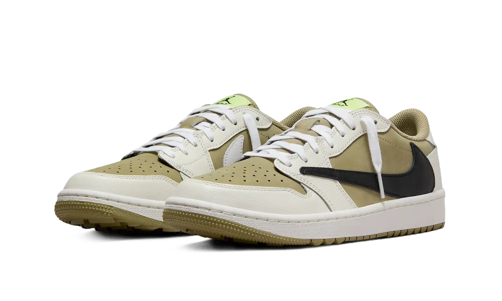 Air Jordan 1 Retro Low Golf Travis Scott Neutral Olive