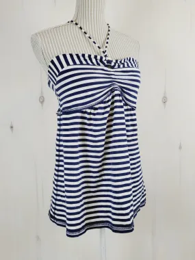 AMERICAN EAGLE STRIPED STRAPLESS TOP LADIES XL EUC