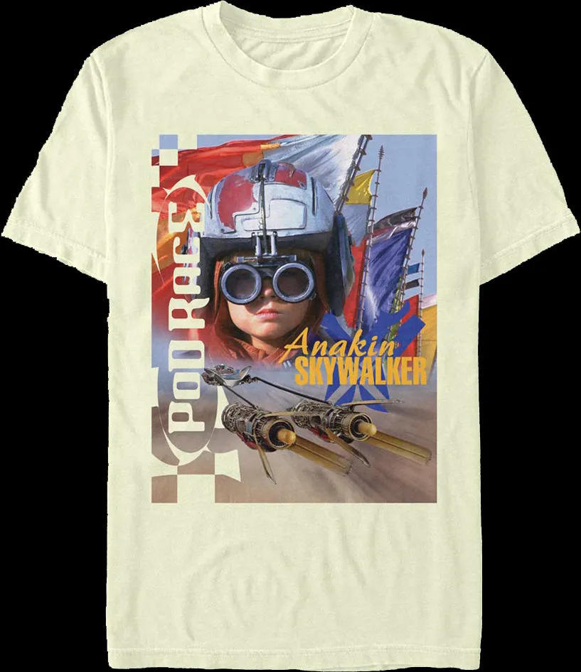 Anakin Skywalker Pod Race Star Wars T-Shirt