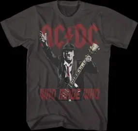 Angus Young Who Made Who ACDC T-Shirt