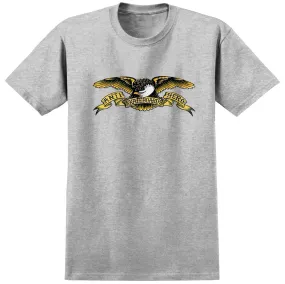 Anti-Hero Misregister Eagle T-Shirt - Heather Grey/Black