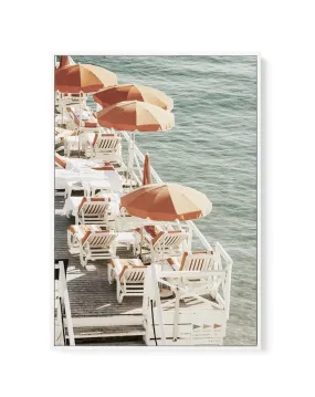 Antibes May III 1972 | Framed Canvas Art Print