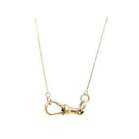 Antique Victorian 9ct Rose Gold Lock Chain