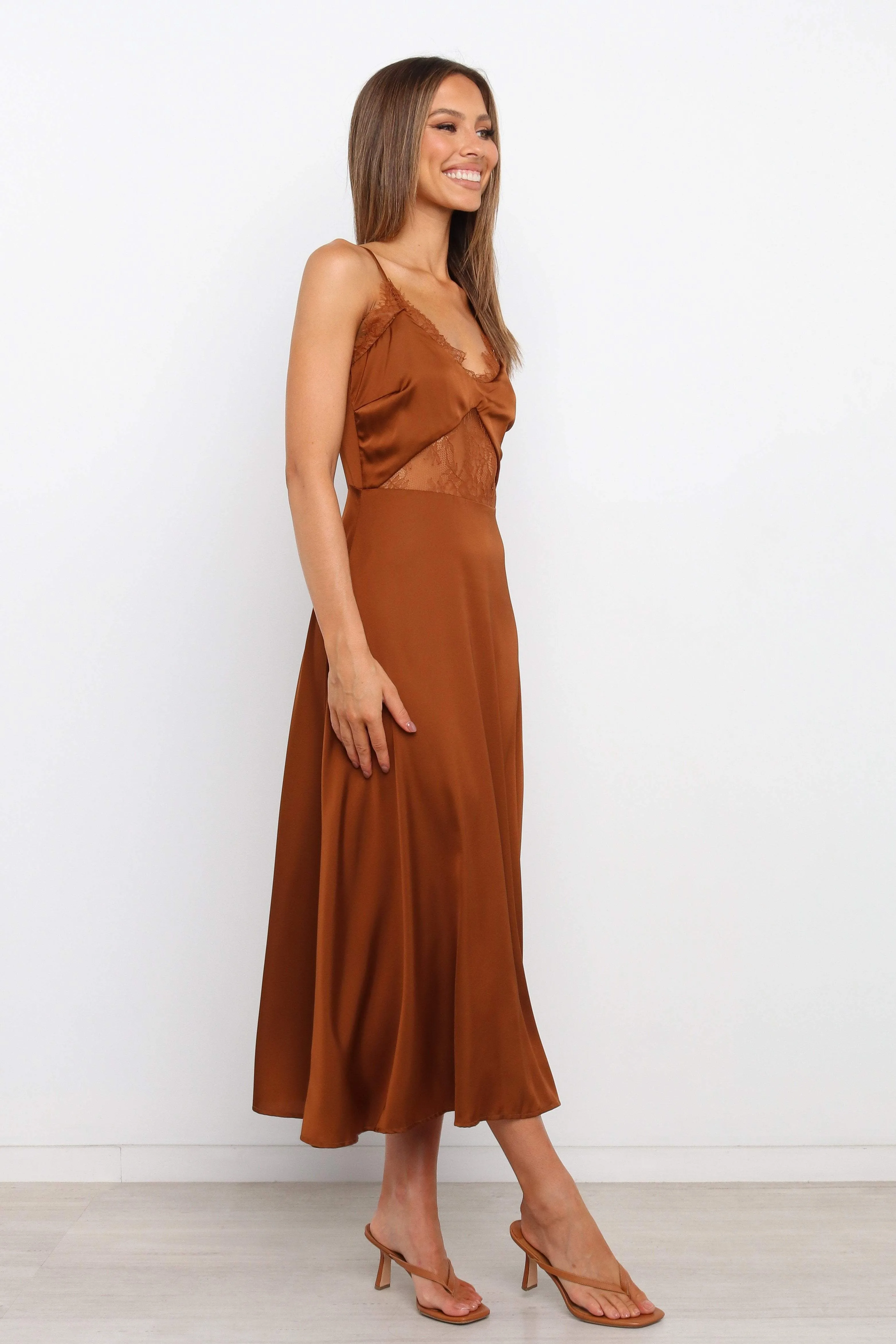 Ariel Dress - Rust