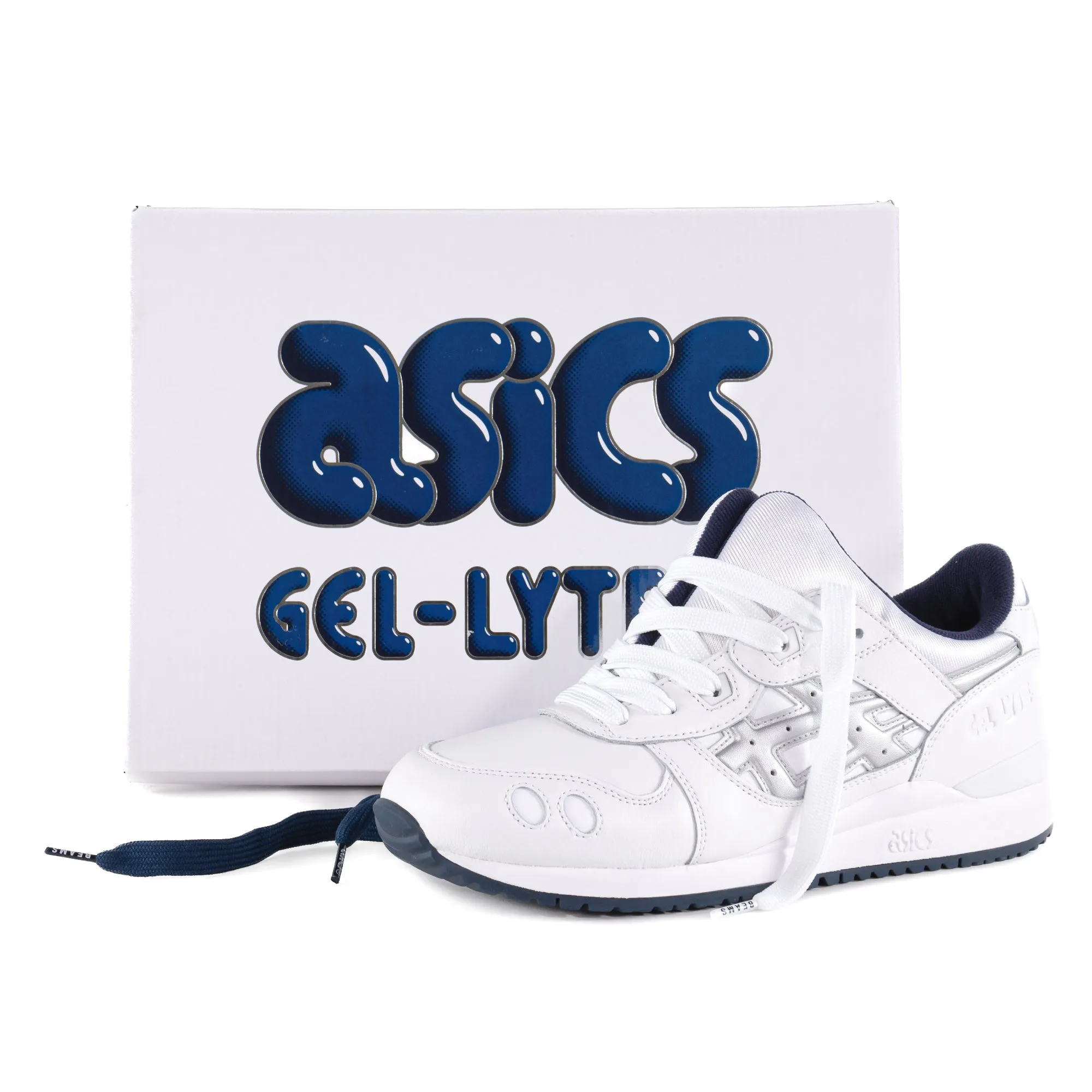 Asics x BEAMS Gel-Lyte III White/Pure Silver 1203A521.100