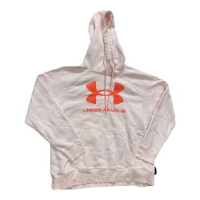 Athletic Sweatshirt Hoodie By Under Armour In Pink, Size: Xxl