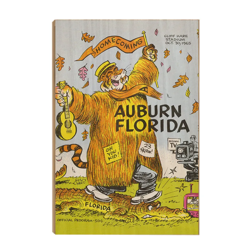 Auburn Tigers - Auburn Florida Homecoming Program Cover 10.30.65