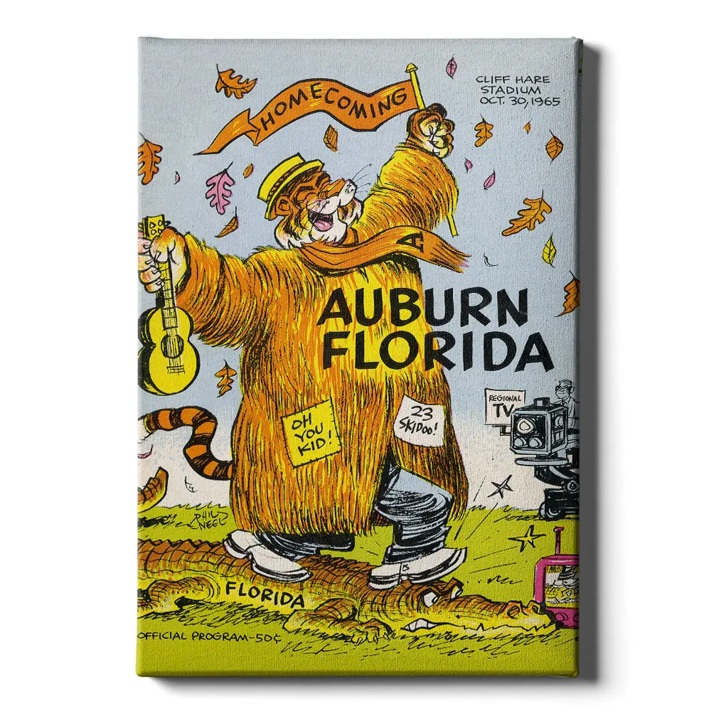 Auburn Tigers - Auburn Florida Homecoming Program Cover 10.30.65