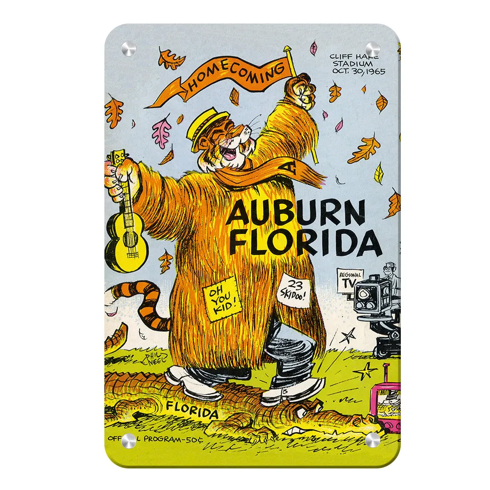 Auburn Tigers - Auburn Florida Homecoming Program Cover 10.30.65