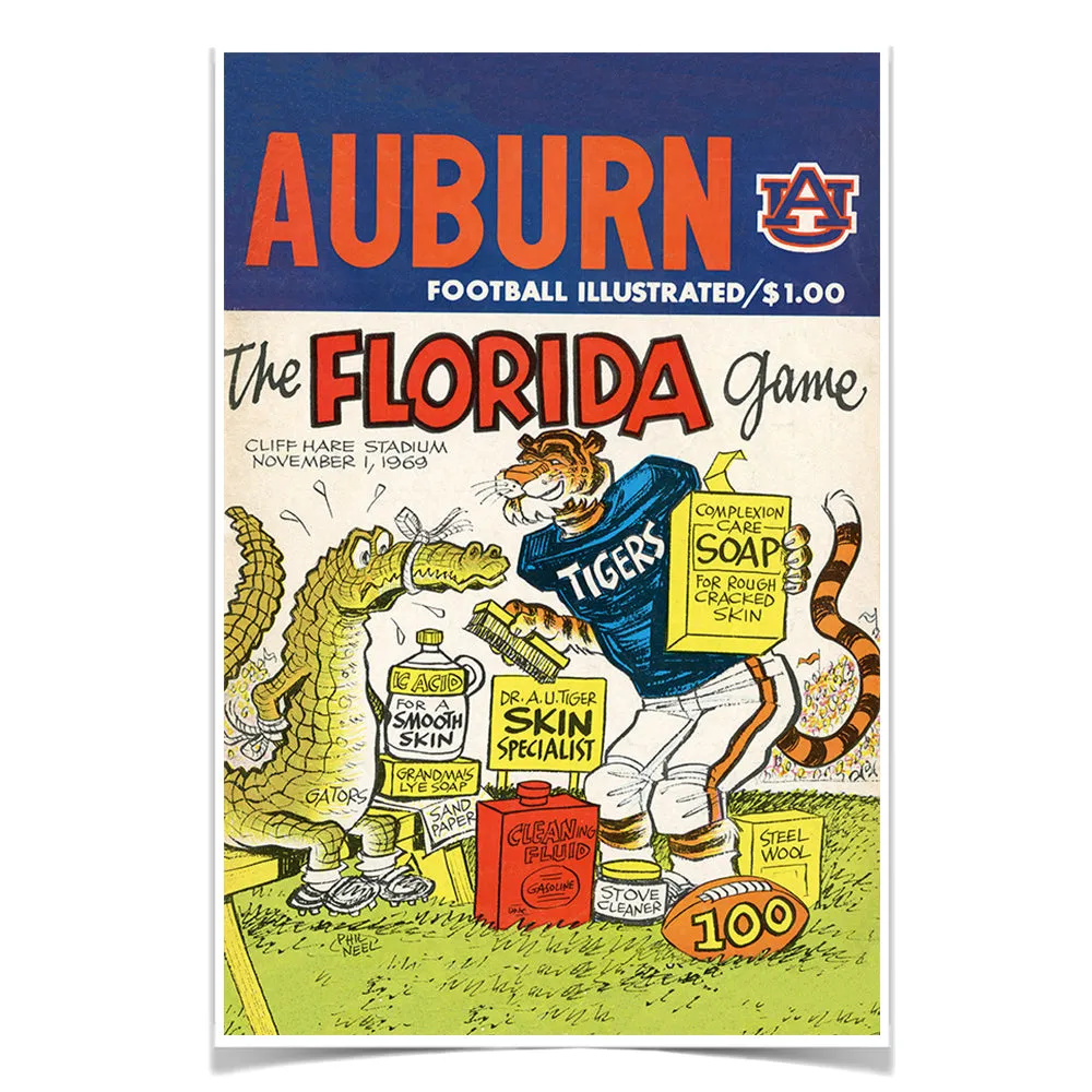 Auburn Tigers - Auburn Football Illustrated the Florida Game 11.1.69