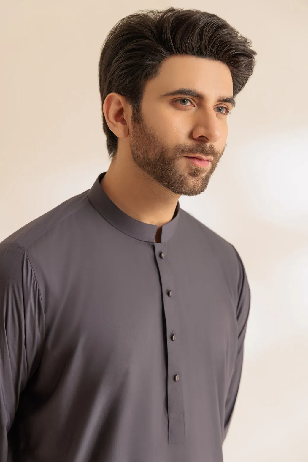 B-SAND-BLENDED-KURTA SHALWAR - (KSRS24-032) BIN 50 M8