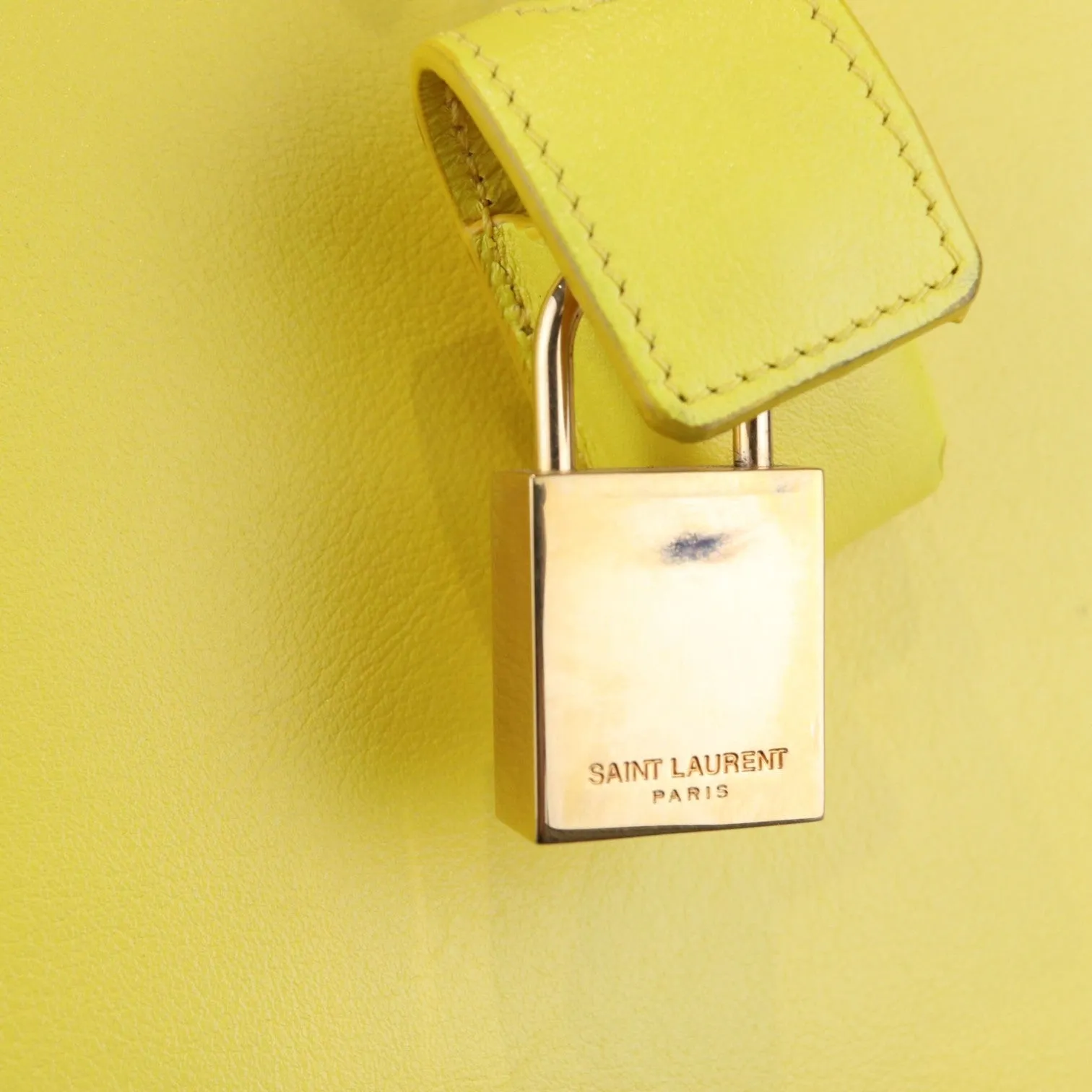 Baby Sac De Jour Calfskin Leather Yellow GHW