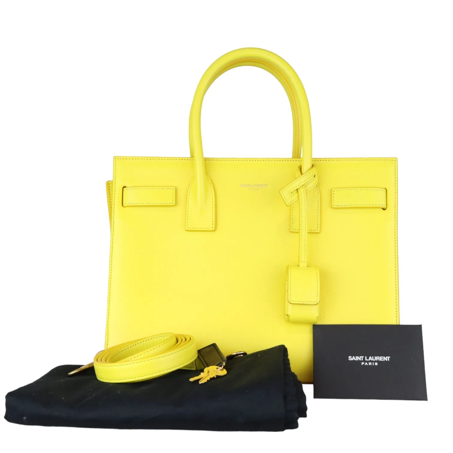 Baby Sac De Jour Calfskin Leather Yellow GHW