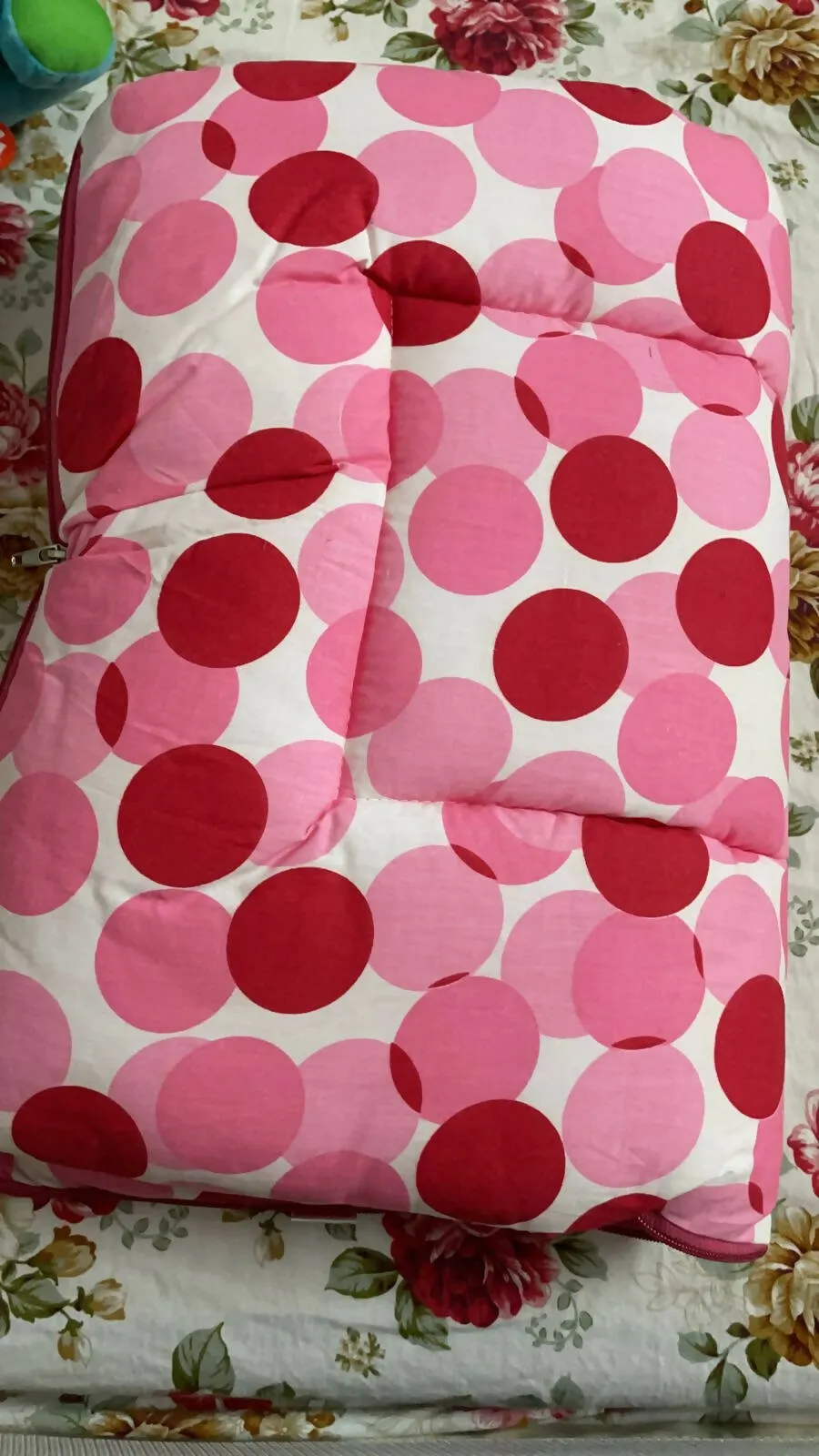 BABYHUG Cotton Blend Sleeping Bag (Polka Dots-Pink)