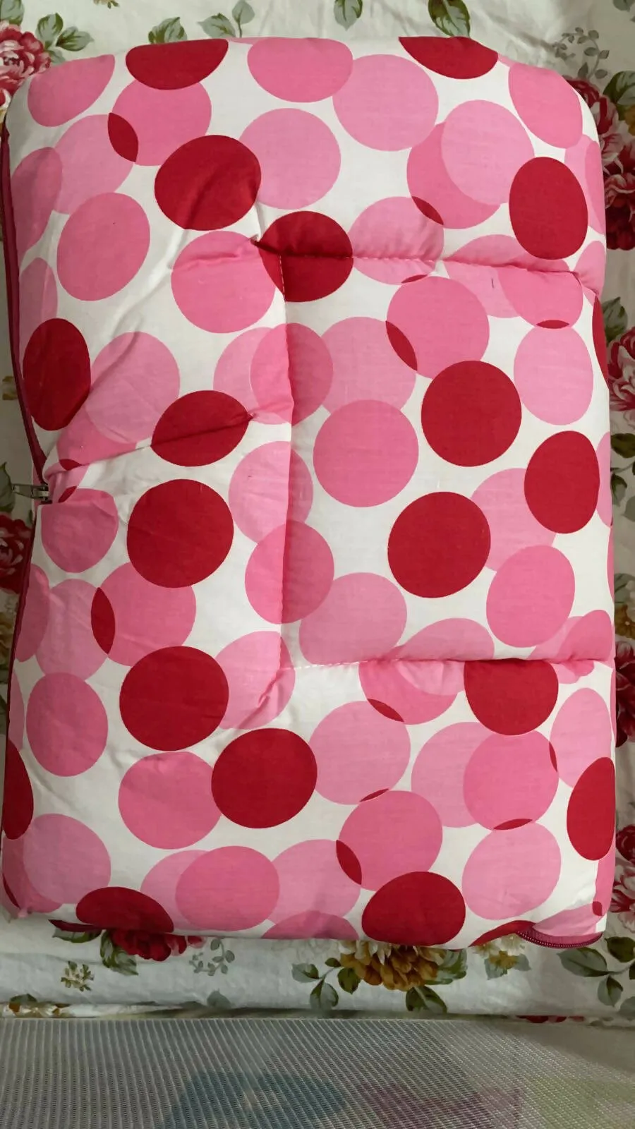 BABYHUG Cotton Blend Sleeping Bag (Polka Dots-Pink)