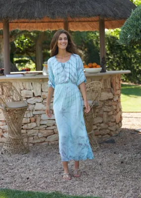 Bella Kaftan // Bassa Tie Dye - Celeste