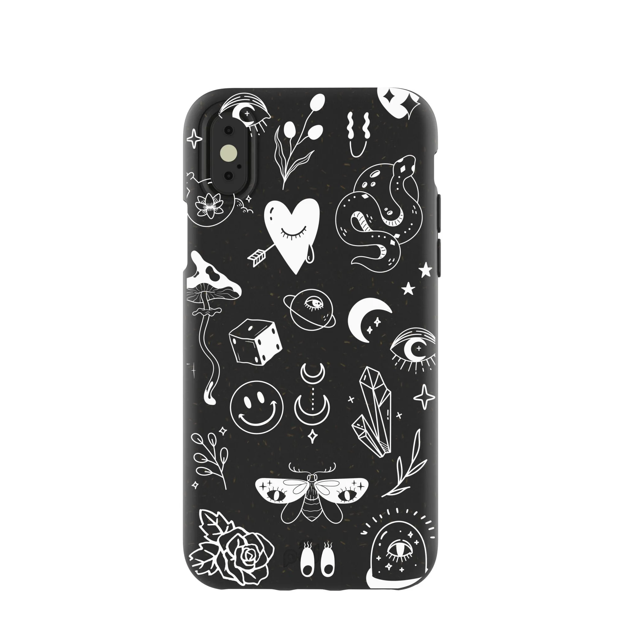 Black Contrast iPhone X Case