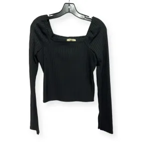 Black Top Long Sleeve Madewell, Size M