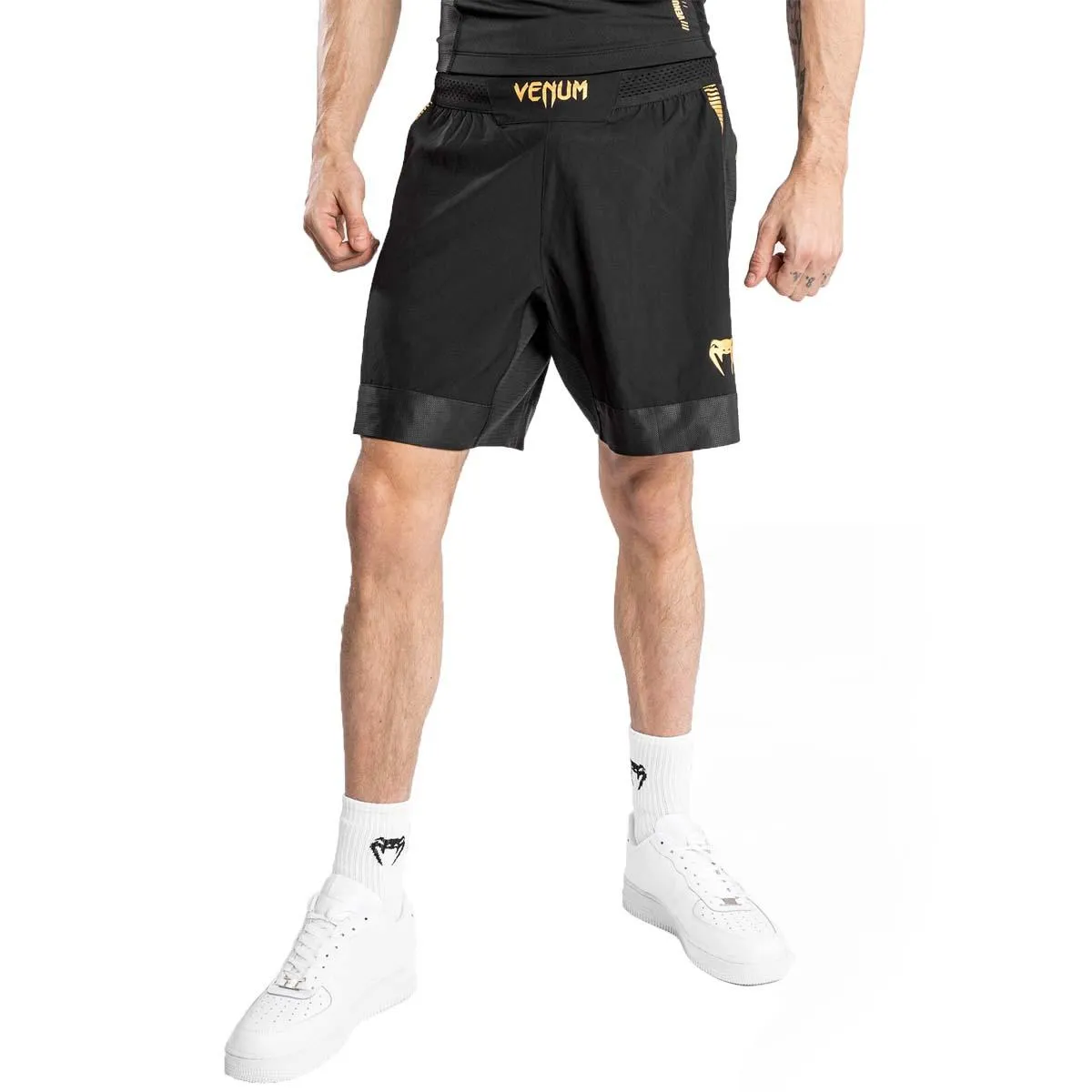 Black/Gold Venum Tempest 2.0 Fight Shorts