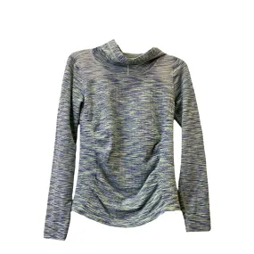 Blue & Green Athletic Top Long Sleeve Hoodie By Athleta, Size: S