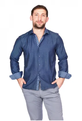 Blue Sport Fit Casual Shirt