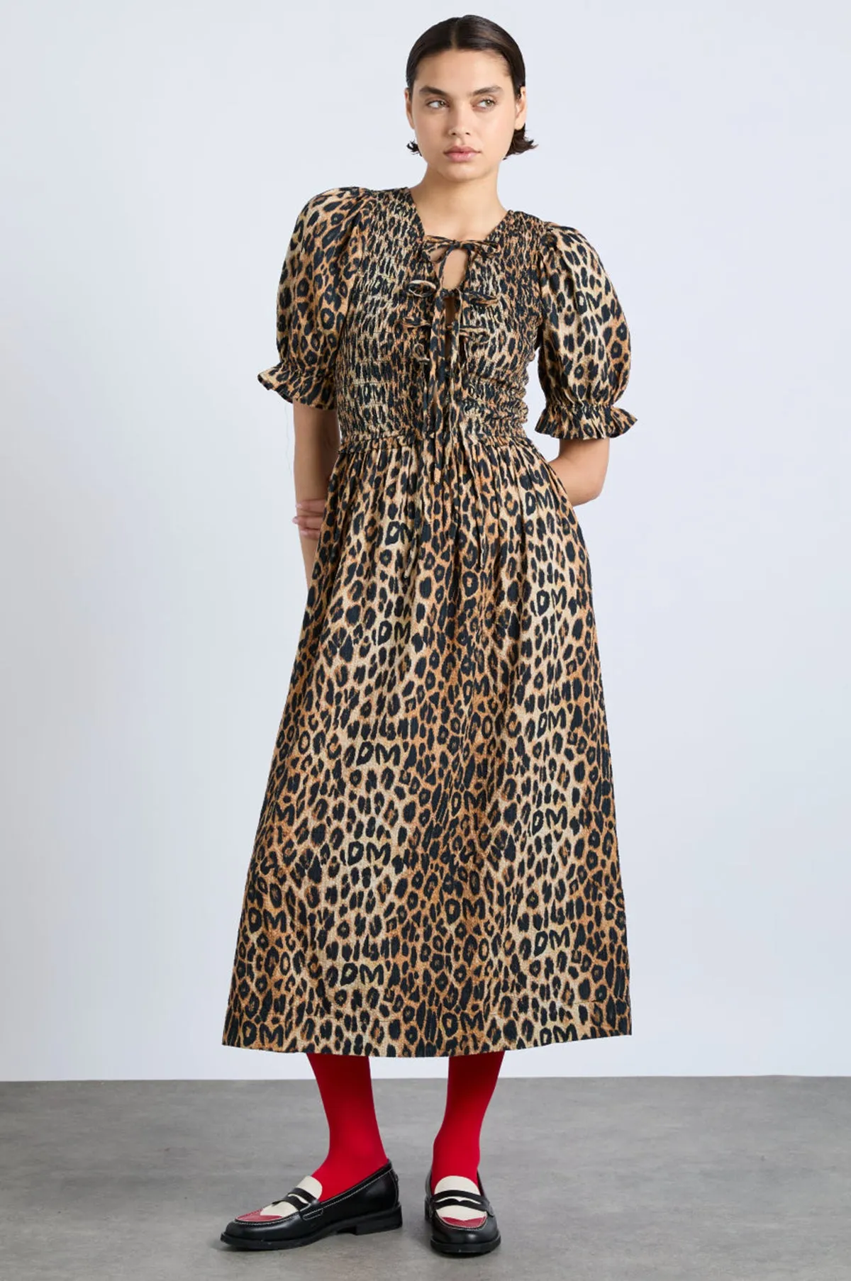 Bluebelle Midi Dress Leopard