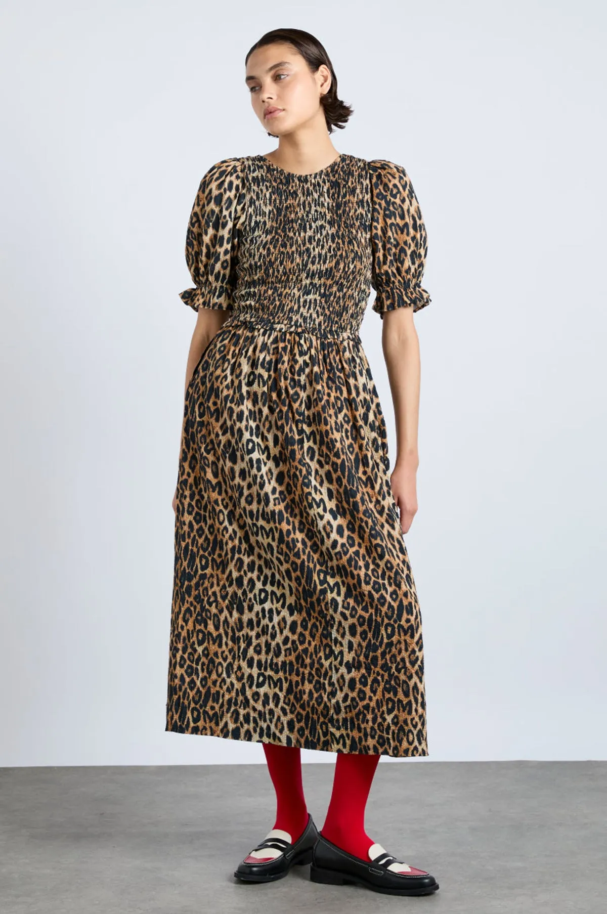 Bluebelle Midi Dress Leopard