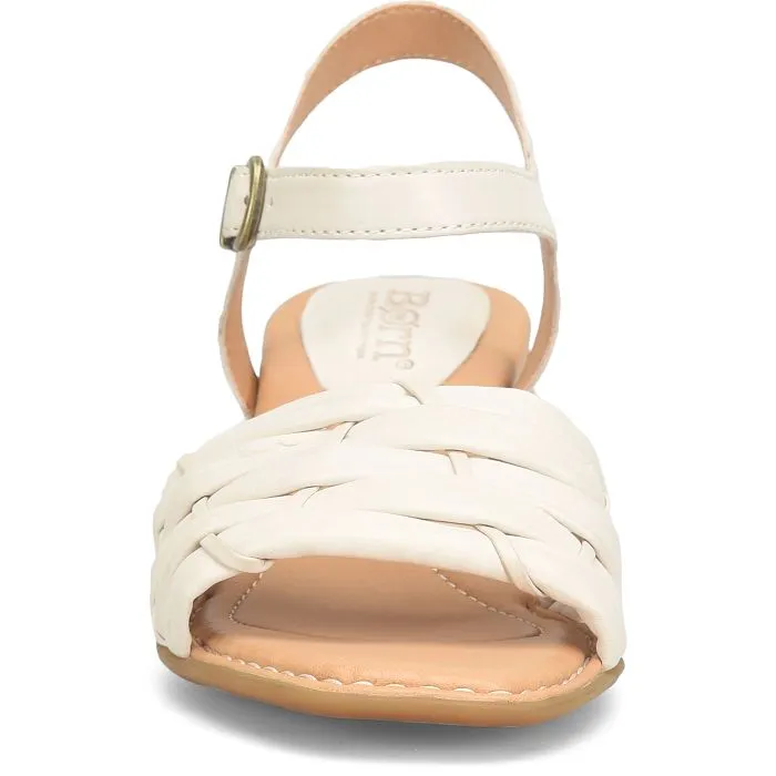 Born Shonie White Ivory Women's Sandal