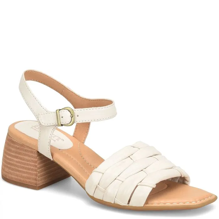 Born Shonie White Ivory Women's Sandal