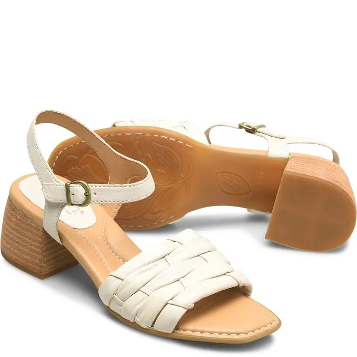 Born Shonie White Ivory Women's Sandal