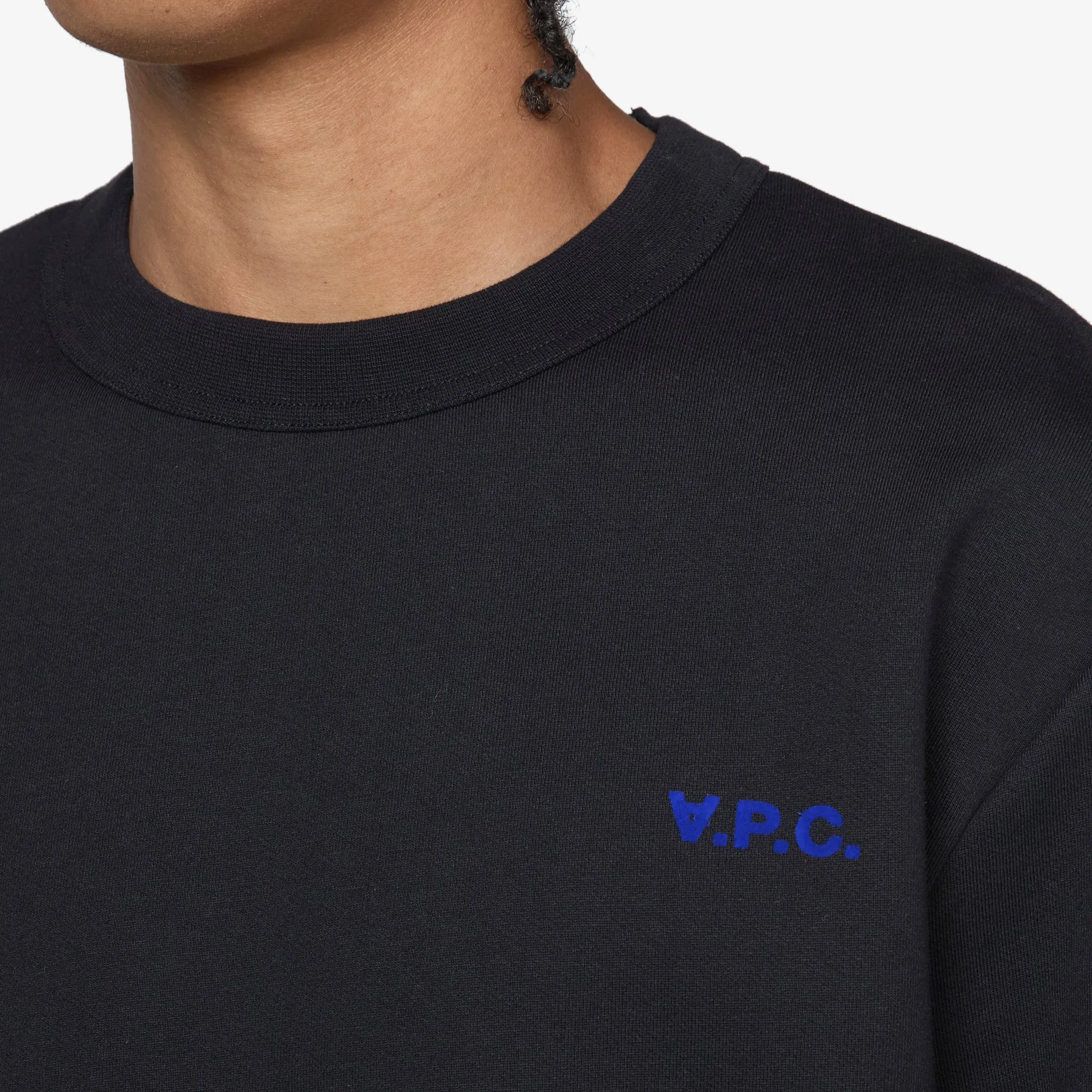 Boxy Petit VPC Sweatshirt Black | Blue