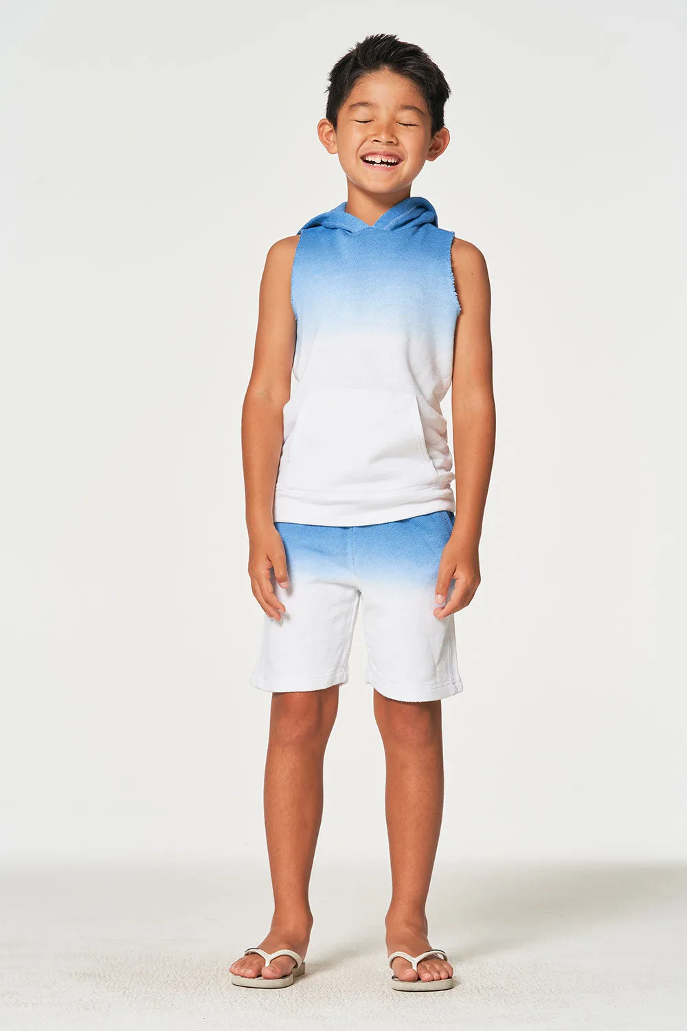 Boys Linen French Terry Beach Shorts