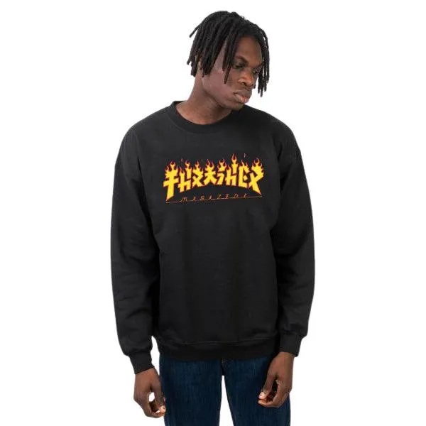 Buzo Thrasher Godzilla Flame Crew Negro