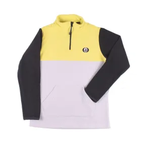 Buzo Volcom Po Zip Stone Niño Beige Amarillo