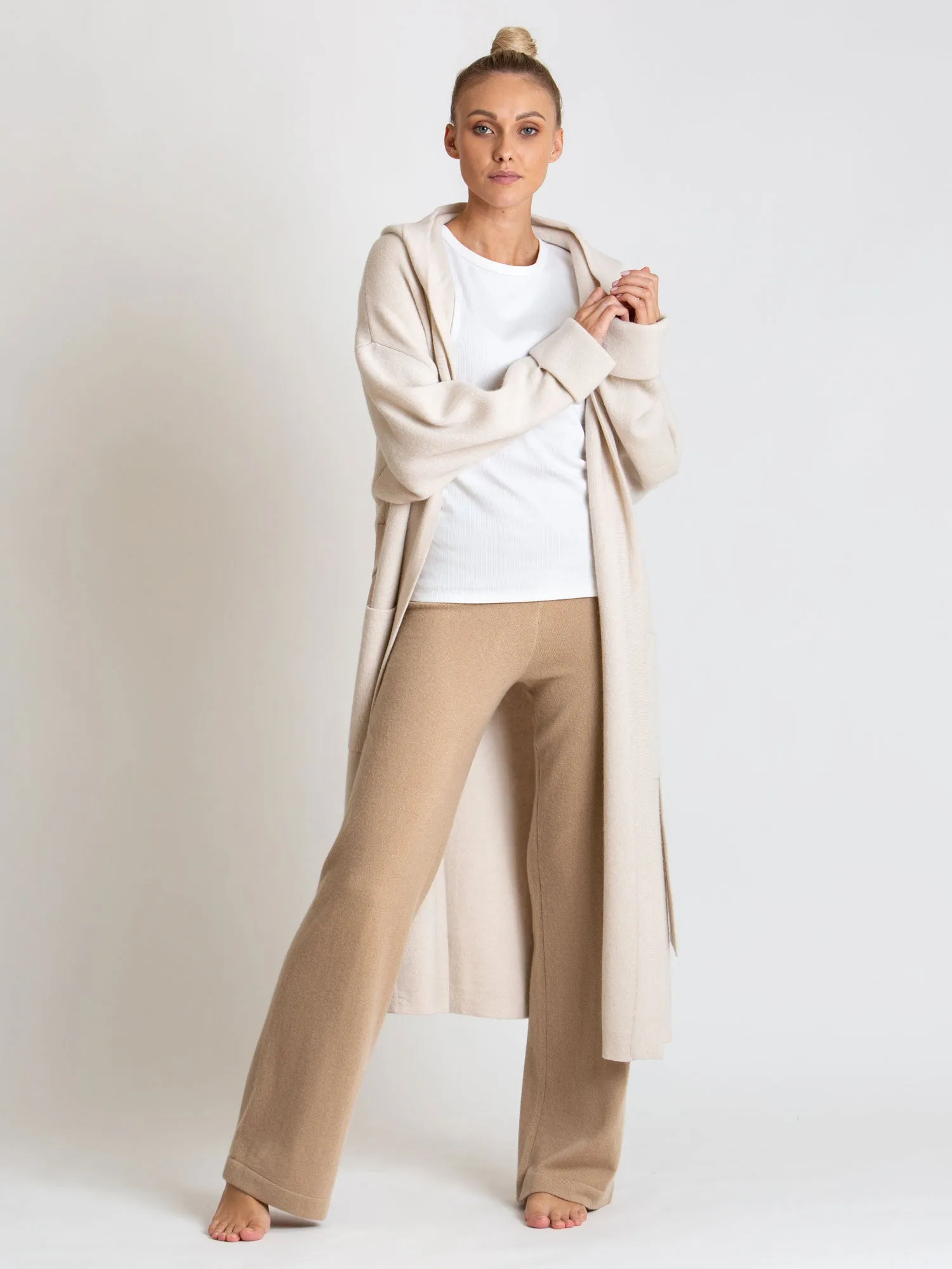 Cashmere pants "Classic pants" - sand