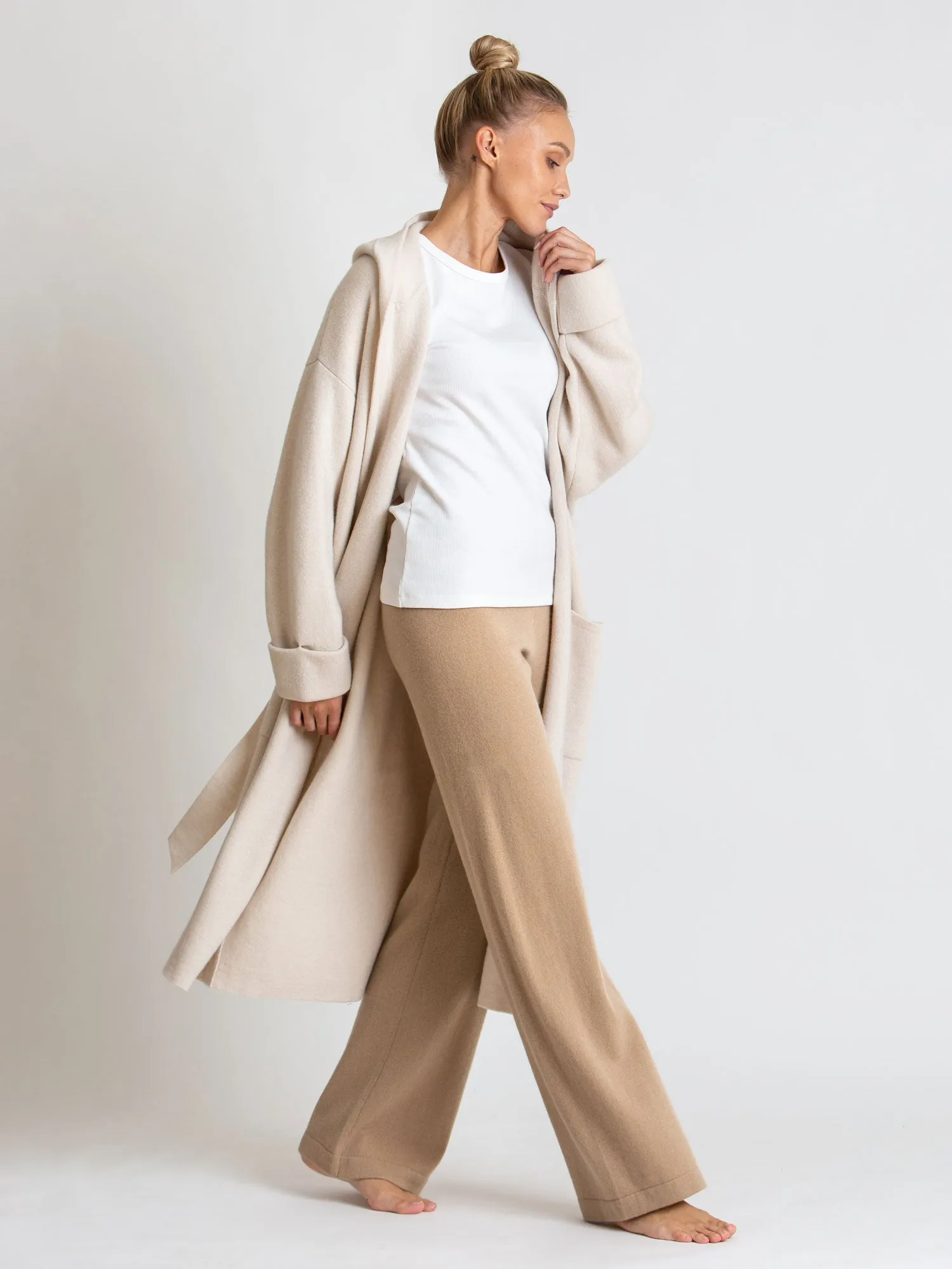 Cashmere pants "Classic pants" - sand