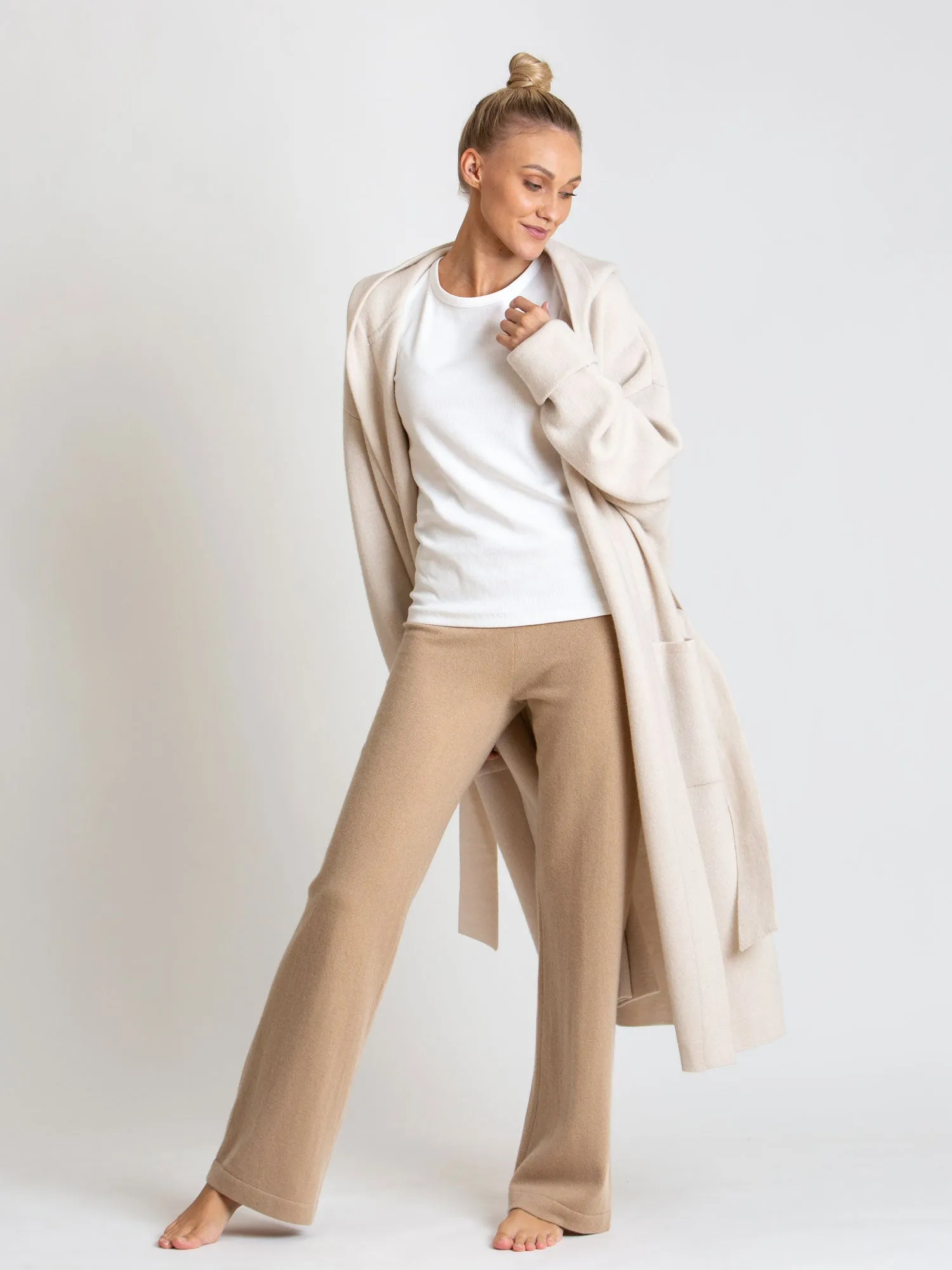 Cashmere pants "Classic pants" - sand