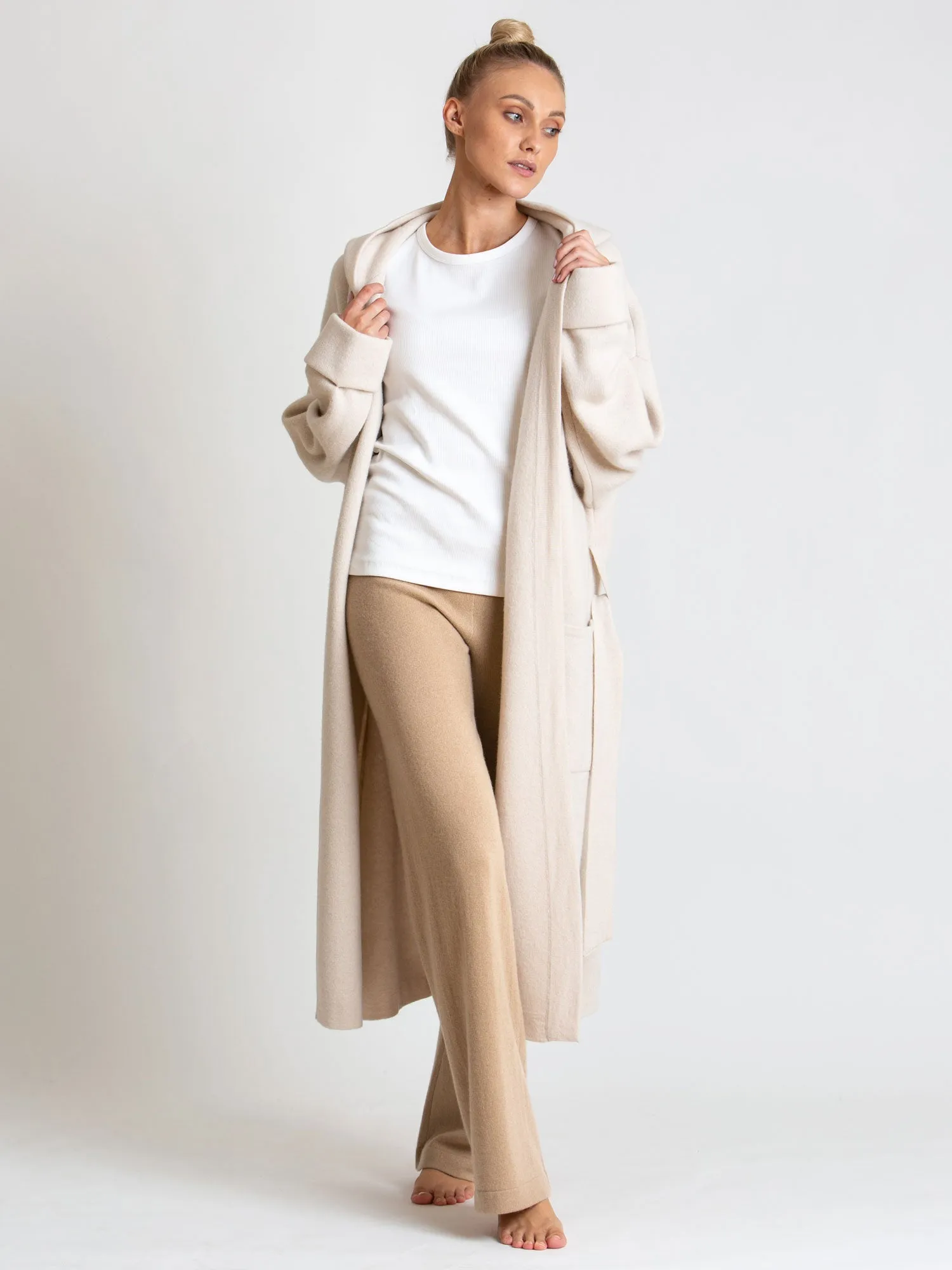 Cashmere pants "Classic pants" - sand