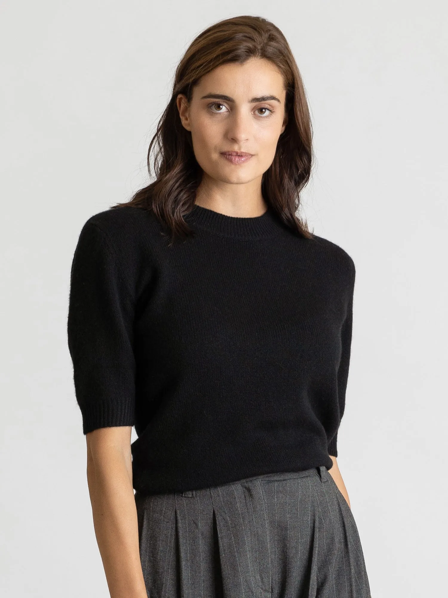 Cashmere sweater  "Sofia sweater" - black