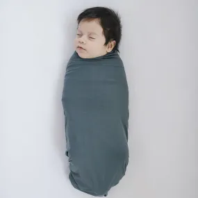 Charcoal Bamboo Stretch Swaddle Blanket