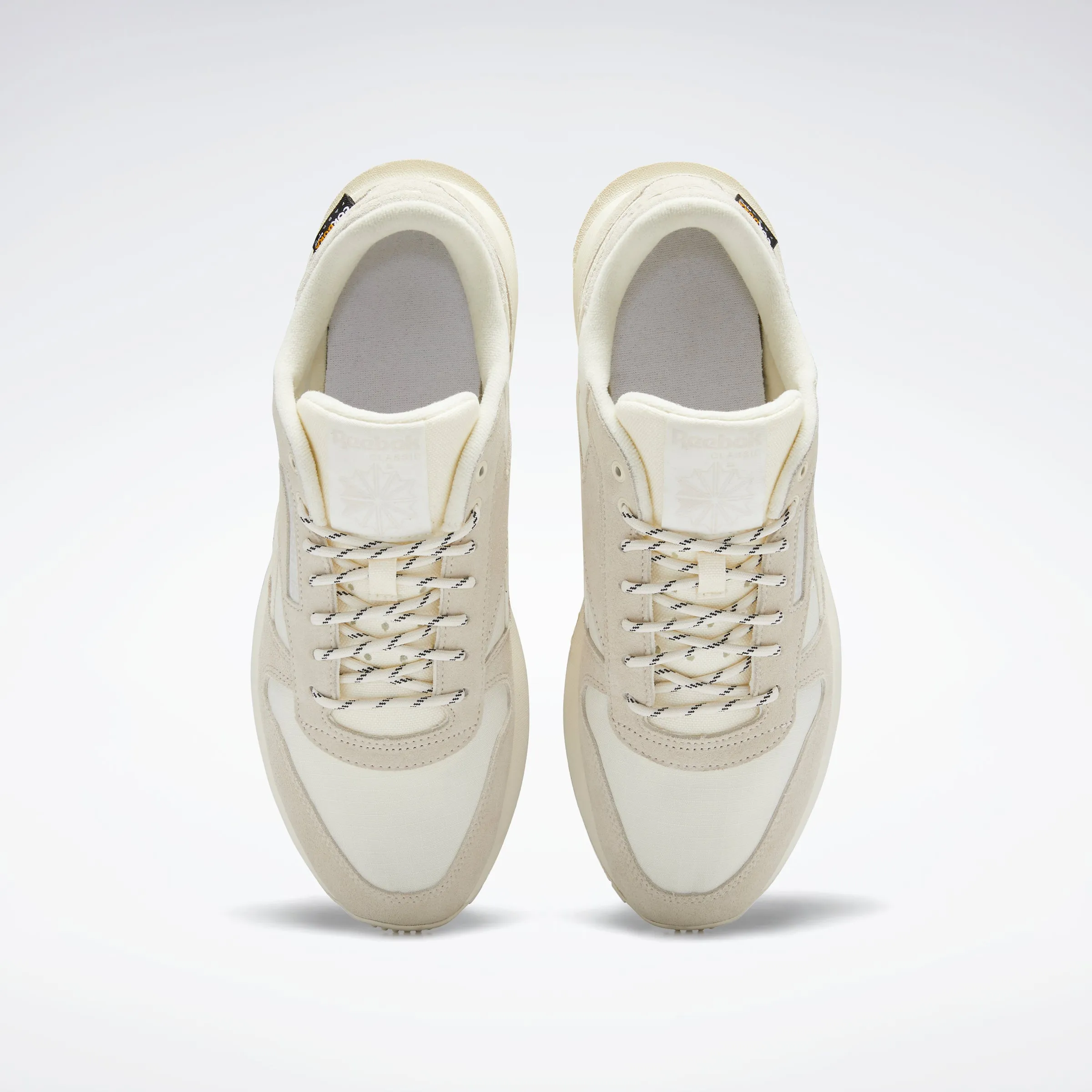 Classic Leather Shoes White/White/Stucco