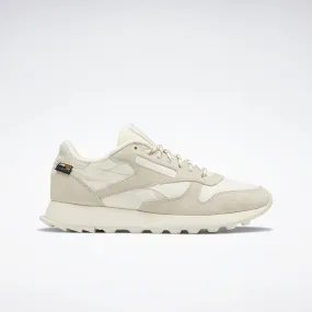 Classic Leather Shoes White/White/Stucco