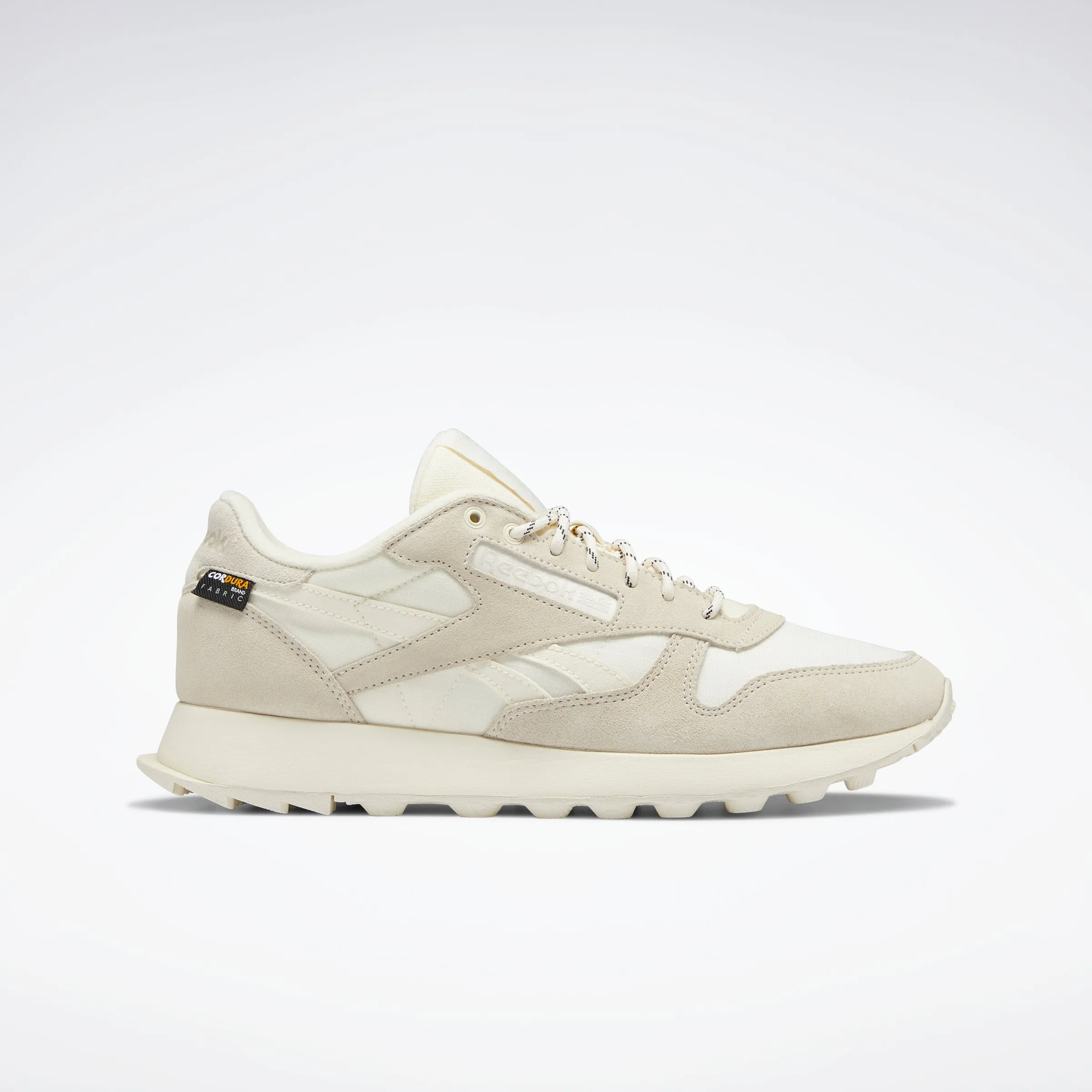 Classic Leather Shoes White/White/Stucco