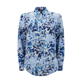 Concordia Flutter Silk Crepe De Chine Shirt